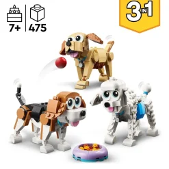 LEGO Animales De Juguete Para Construir Perros Adorables Y Accesorios Creator 3 En 1* Puzzles Y Construcciones
