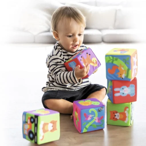 Diset Bolsa Cubos De Tela Blanditos* Preescolar