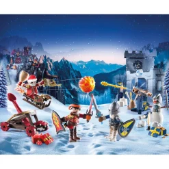 Playmobil Calendario De Adviento Novelmore - Batalla En La Nieve * Muñecos Articulados
