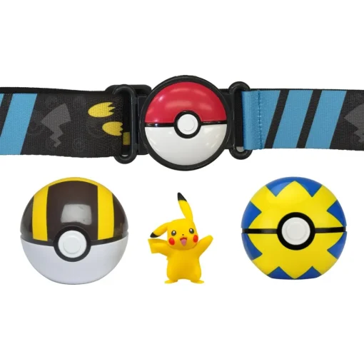 Bizak Cinturon Pokeball Bola De Ataque Pokemon * Muñecos Articulados