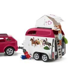 Schleich Figura Aventura Coche Y Remolque Caballos * Muñecos Articulados