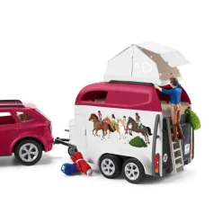Schleich Figura Aventura Coche Y Remolque Caballos * Muñecos Articulados