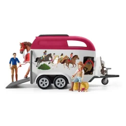 Schleich Figura Aventura Coche Y Remolque Caballos * Muñecos Articulados