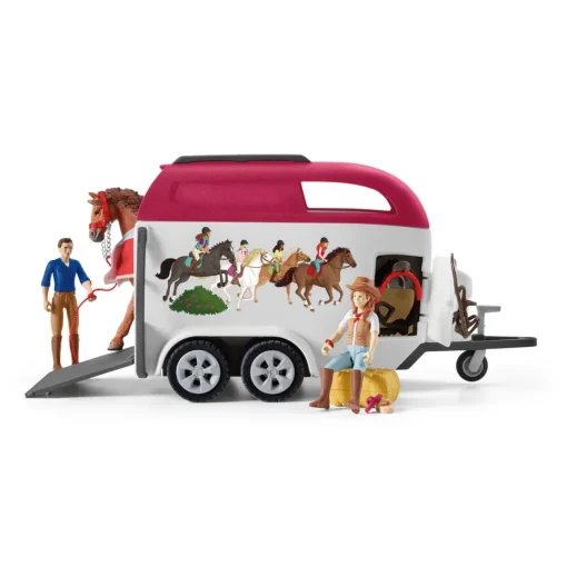 Schleich Figura Aventura Coche Y Remolque Caballos * Muñecos Articulados