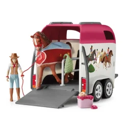 Schleich Figura Aventura Coche Y Remolque Caballos * Muñecos Articulados