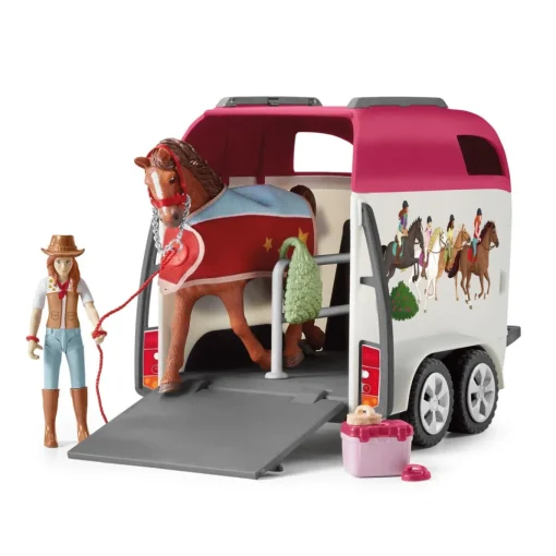 Schleich Figura Aventura Coche Y Remolque Caballos * Muñecos Articulados