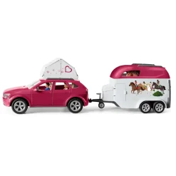 Schleich Figura Aventura Coche Y Remolque Caballos * Muñecos Articulados