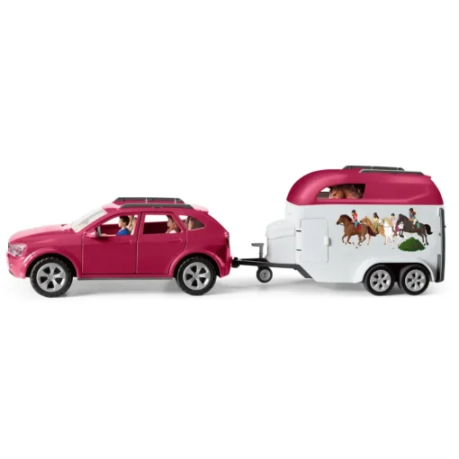 Schleich Figura Aventura Coche Y Remolque Caballos * Muñecos Articulados