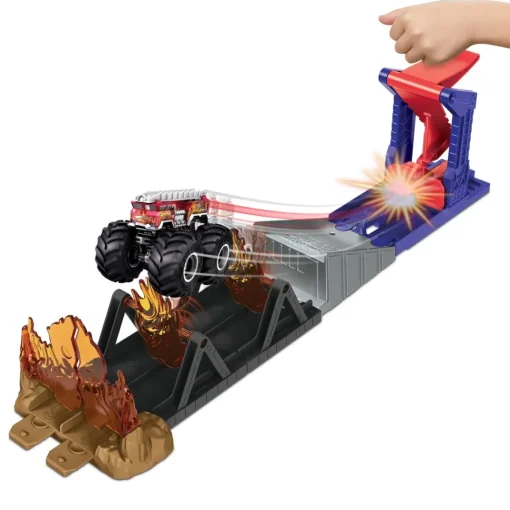 Hot Wheels Monster Trucks Vehiculo Con Pista De Coches De Juguete* Coches, Circuitos Y Radiocontrol