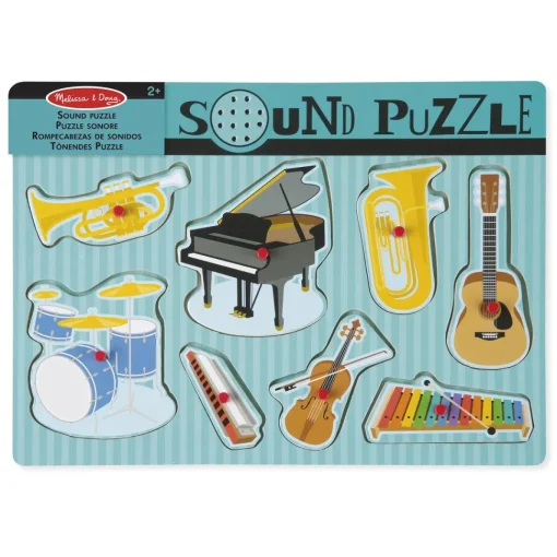 Melissa & Doug Instrumentos Musicales Sound Puzzle * Preescolar