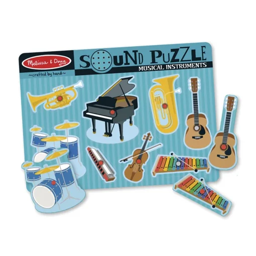 Melissa & Doug Instrumentos Musicales Sound Puzzle * Preescolar