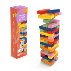 El Corte Inglés Juego De Habilidad De Madera Sostenible Bloques Tambaleo Color El Corte Ingles* Juegos De Mesa