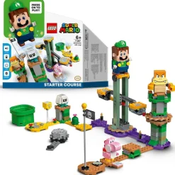 LEGO Juguete De Construccion Interactivo Pack Inicial: Aventuras Con Luigi Figura Super Mario* Puzzles Y Construcciones