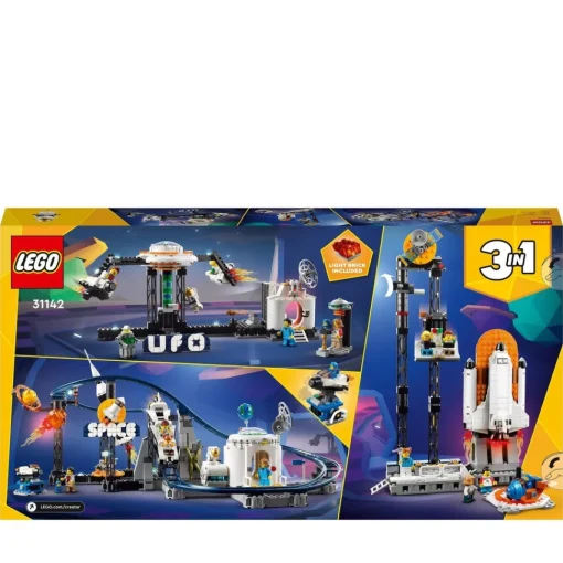 LEGO Juguete De Construccion Montana Rusa Espacial Parque De Atracciones Space Roller Coaster Creator 3 En 1* Puzzles Y Construcciones