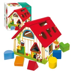 Goula Juguete De Madera Granja Formas Geometricas * Preescolar