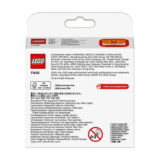 LEGO Juguete Sorpresa Packs De Personajes: Edicion 5 Figuras Coleccionables (Sobre Con Unidad Escogida Al Azar) Super Mario* Puzzles Y Construcciones