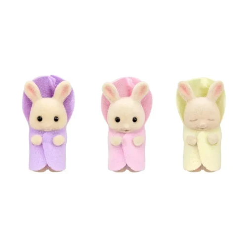 Sylvanian Families La Hora Del Bano De Los Trillizos * Munecas Y Peluches