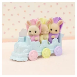 Sylvanian Families La Hora Del Bano De Los Trillizos * Munecas Y Peluches