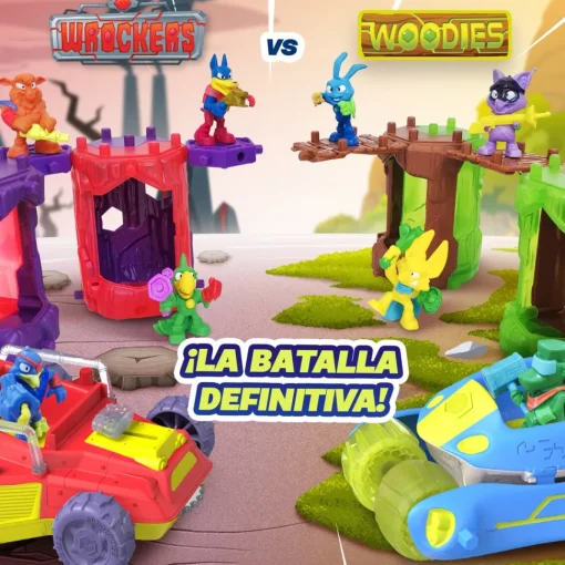 METAZELLS Battle Pk Woodies Vs. Wrockers* Muñecos Articulados