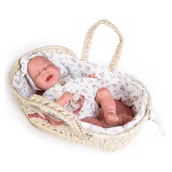 Muñecas Antonio Juan Mi Pequeno Reborn Lluna Con Capazo Munecas Antonio Juan* Munecas Y Peluches
