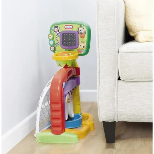 Little Tikes Multideporte 3 En 1. Futbol, Bolos Y Baloncesto * Preescolar