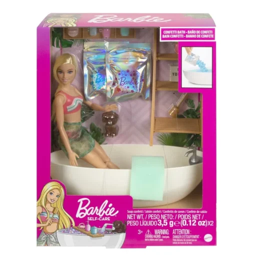 Barbie Muneca Con Banera Y Accesorios De Bano * Munecas Y Peluches