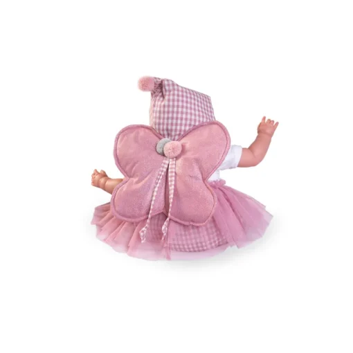 Muñecas Antonio Juan Muneca Mi Primer Reborn Berta Con Alitas De Mariposa Munecas Antonio Juan* Munecas Y Peluches