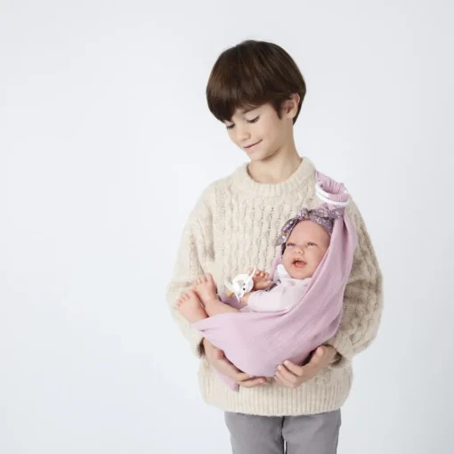 Muñecas Antonio Juan Muneca Recien Nacida Carla Con Fular Portabebe Munecas Antonio Juan* Munecas Y Peluches