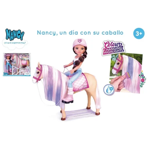 Nancy , Un Dia Con Su Caballo* Munecas Y Peluches