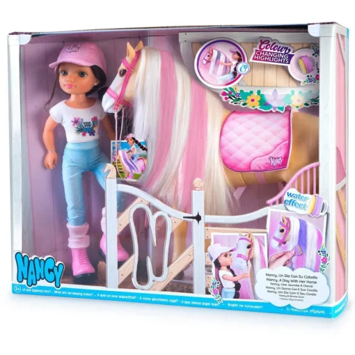 Nancy , Un Dia Con Su Caballo* Munecas Y Peluches