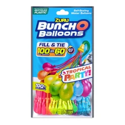 BUNCHOBALLOONS Pack Neon 100 Buncho Balloons Carga Rapida Auto-Sellante En 60 Segundos* Juguetes Al Aire Libre