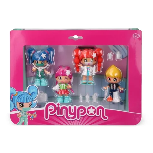 Pinypon .Pack 4 Figuras Hospital* Munecas Y Peluches