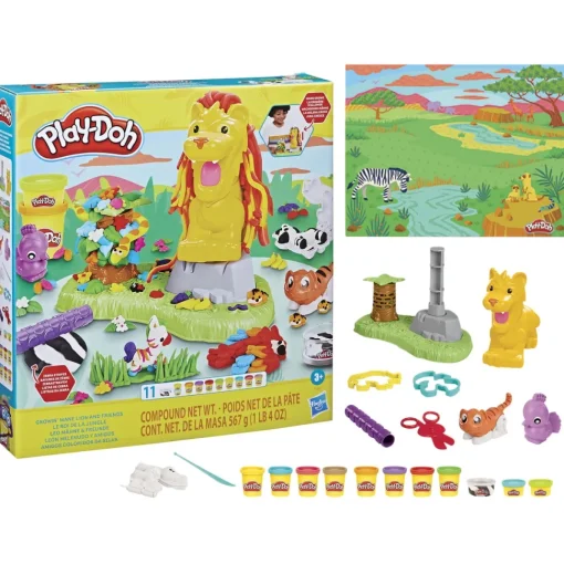 Play-Doh - Leon Melenudo Y Amigos* Juegos Educativos