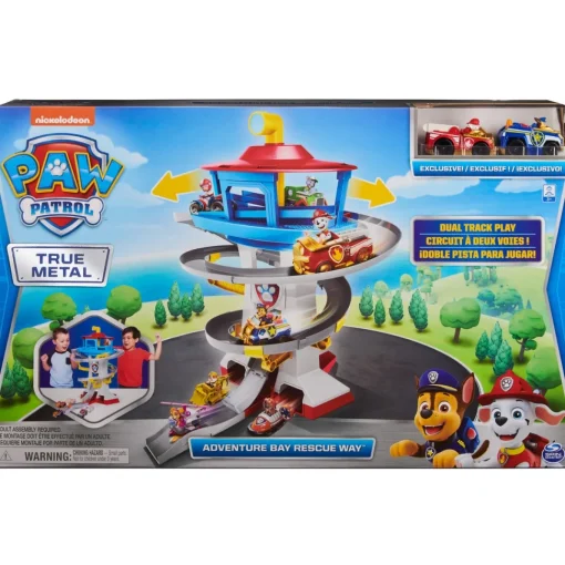Spin Master Playset Adventure Bay Way Centro De Mando De La Patrulla Canina Paw Patrol True Metal* Preescolar