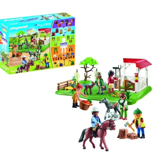 Playmobil Rancho De Caballos My Figures* Muñecos Articulados