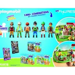 Playmobil Rancho De Caballos My Figures* Muñecos Articulados