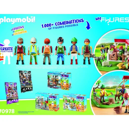 Playmobil Rancho De Caballos My Figures* Muñecos Articulados