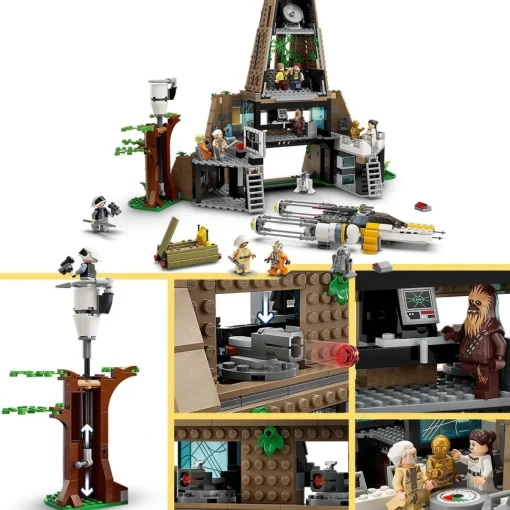 LEGO Set De Construccion Base Rebelde De Yavin 4 Star Wars* Puzzles Y Construcciones