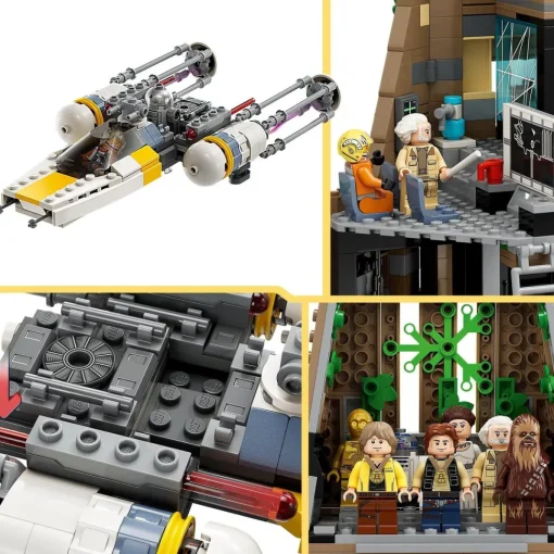 LEGO Set De Construccion Base Rebelde De Yavin 4 Star Wars* Puzzles Y Construcciones