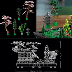 LEGO Set De Construccion Jardin Meditativo Y Pacifico Japones Icons* Puzzles Y Construcciones