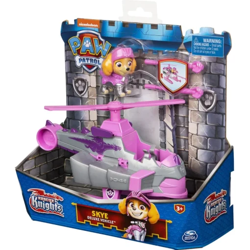 Spin Master Vehiculo + Figura Skye Rescue Knights Patrulla Canina* Preescolar