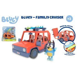 Bluey Vehiculo De Juguete Family Cruiser Con Figura De Bandit El Padre De * Preescolar